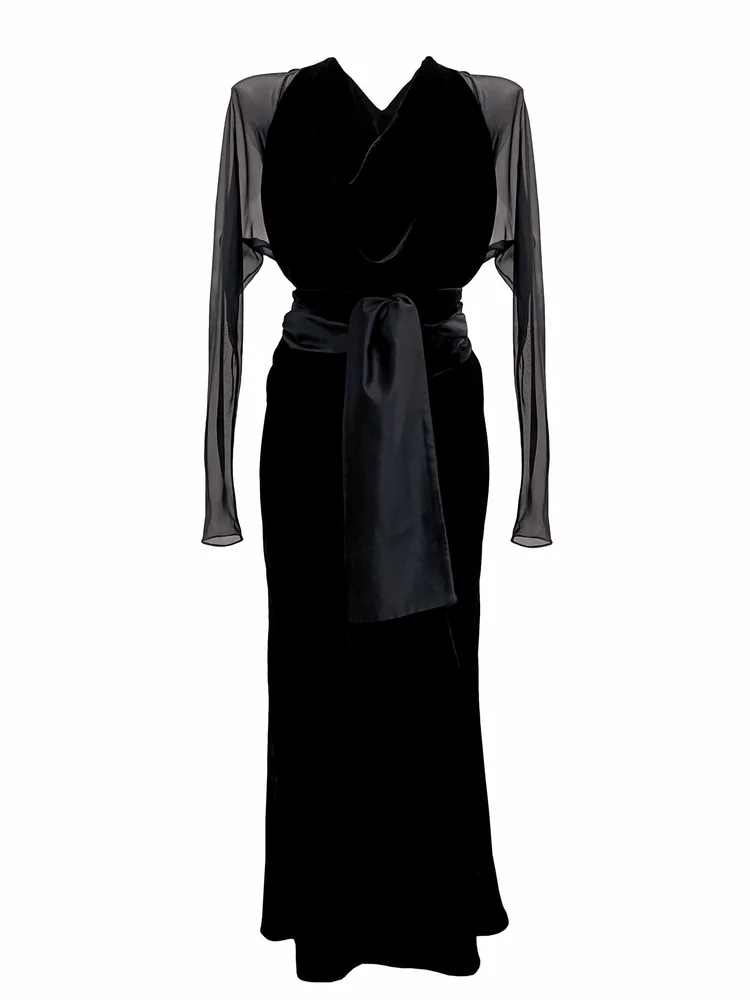 The Rose, Sheer Sleeve — garment detail